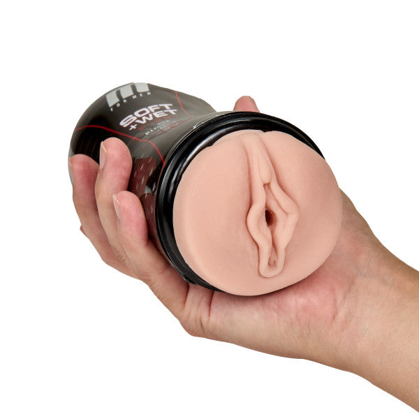 M For Men Soft And Wet Pussy With Pleasure Ridges And Orbs Self Lubricating Stroker Cup