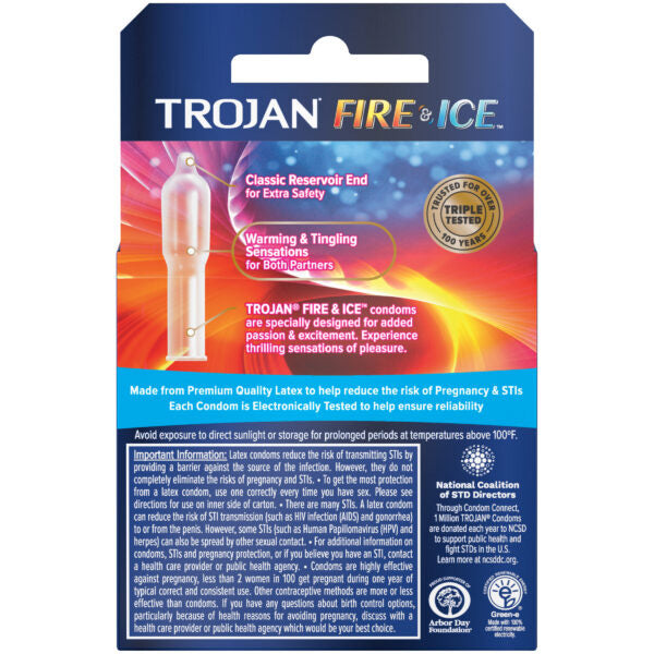 Trojan Fire & Ice Condoms