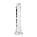 Realrock Crystal Clear Straight Realistic Dildo With Suction Cup