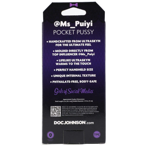 Signature Strokers Girls Of Social Media @Ms_Puiyi Ultraskyn Stroker