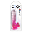 King Cock Clear With Balls