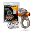 Stay Hard Vibrating Rabbit Cock Ring Set With Sleeve
