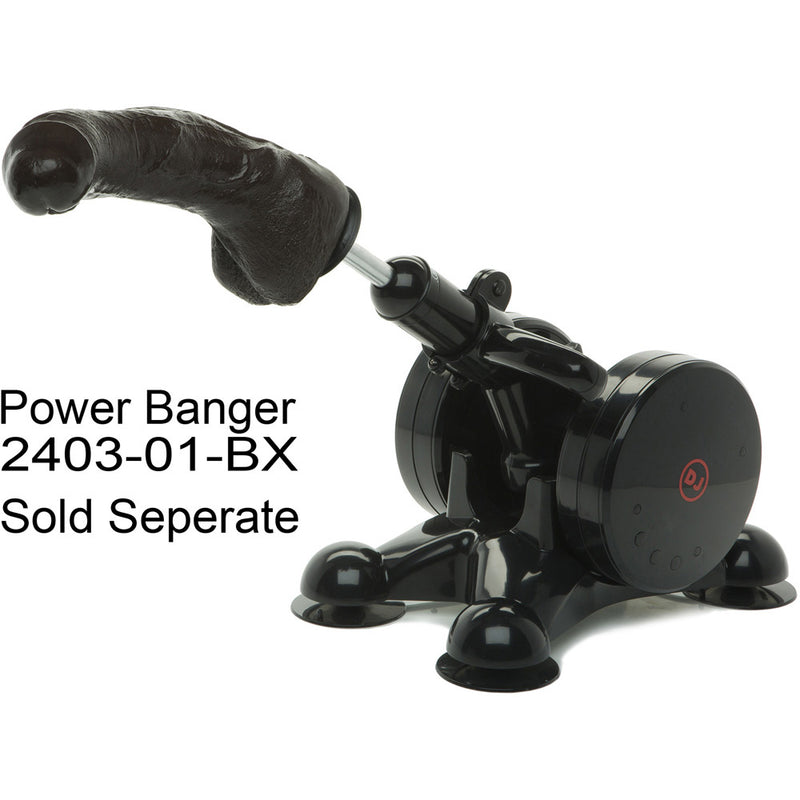 Signature Cocks Black Thunder Realistic Cock with Removable Vac-U-Lock Suction Cup