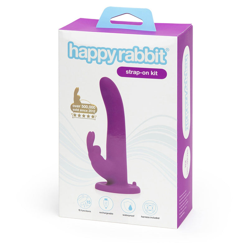 Happy Rabbit Vibrating Strap On Harness Set