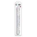 King Cock 18" Double Dildo Clear
