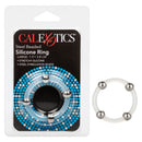 Steel Beaded Silicone Ring