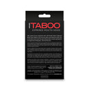 Hustler's Taboo Zippered Mouth Hood Black