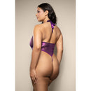 Pearl Draped Crotchless Teddy