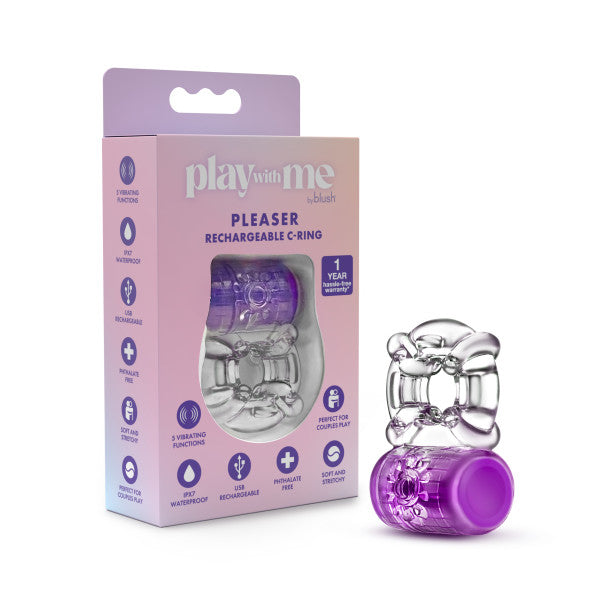 Play With Me Pleaser Rechargeable C-Ring