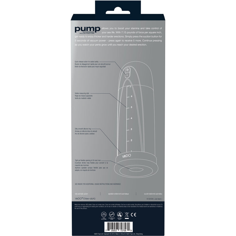 Pump Rechargeable Vacuum Penis Pump