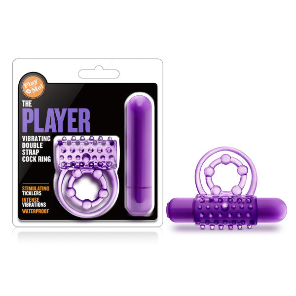 Play With Me The Player Vibrating Double Strap Cockring