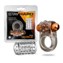 Stay Hard Vibrating Nubby Cock Ring Set With Sleeve