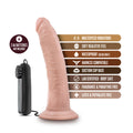 Dr. Skin Dr. Dave Vibrating Cock With Suction Cup