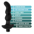 Anal Adventures Platinum Silicone Vibrating Prostate Massager 03