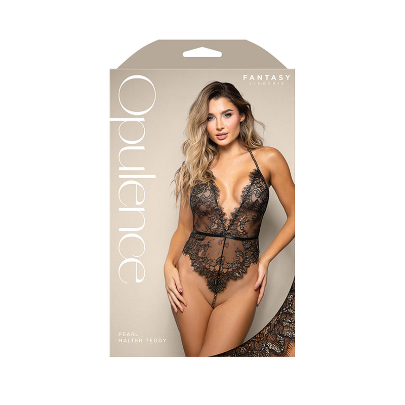 Pearl Halter Teddy