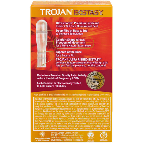 Trojan Ecstasy Ultrasmooth Condoms