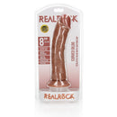 Curved Realistic Dildo Without Balls With Suction Cup