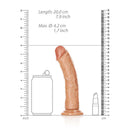 Curved Realistic Dildo Without Balls With Suction Cup