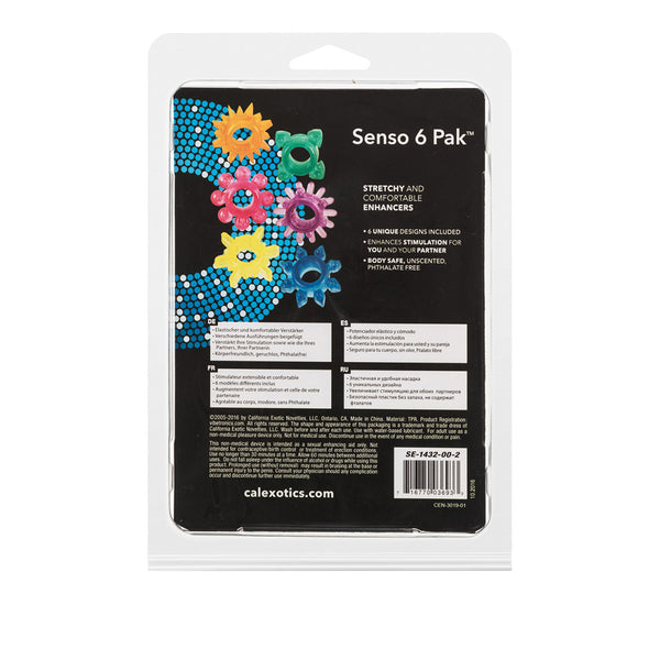 Senso 6 Pak Multi-Colored