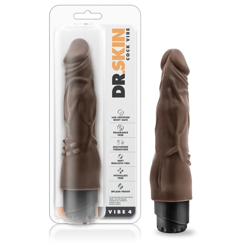 Dr. Skin Cock Vibe 4 Vibrating Cock