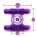 Play With Me Double Play Dual Vibrating Cockring