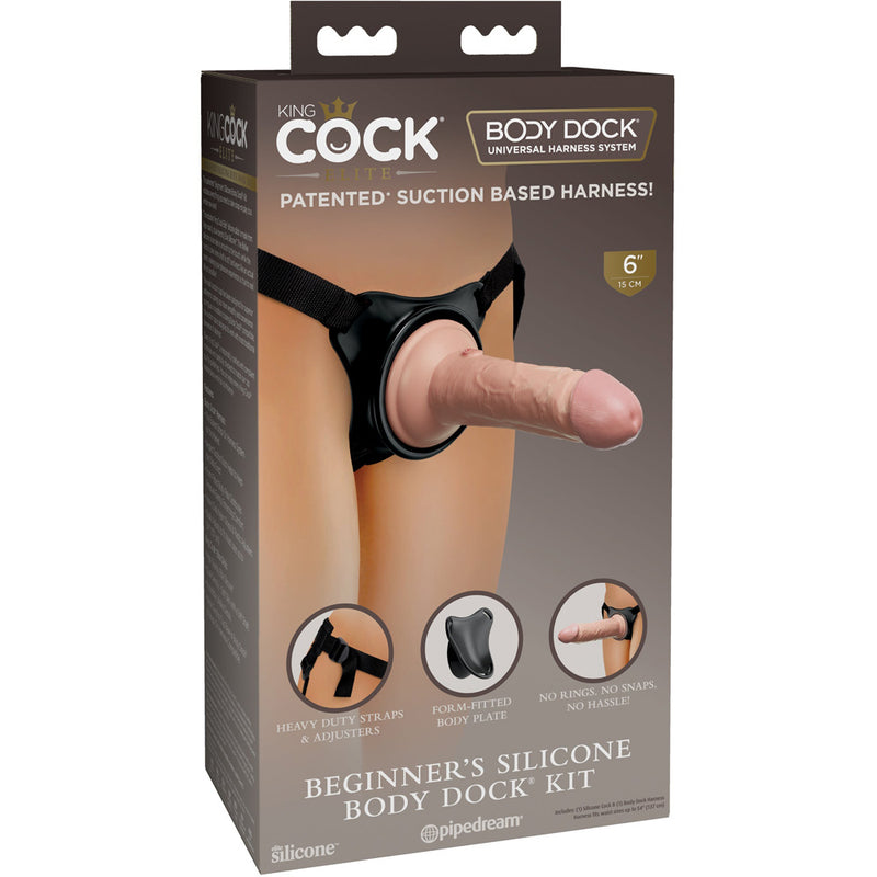 King Cock Elite Beginner's Silicone Body Dock Kit