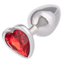 Jewel Ruby Heart Plug