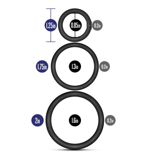 Performance VS4 Pure Premium Silicone Cockring Set