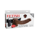 Fetish Fantasy Series Vibrating Hollow Strap-On with Balls