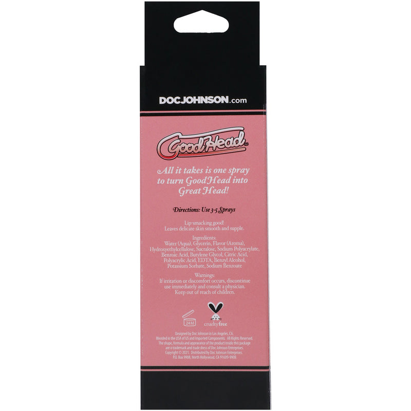 GoodHead Juicy Head Dry Mouth Spray Pink Lemonade