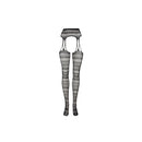 Le Desir Suspender Striped Pantyhose
