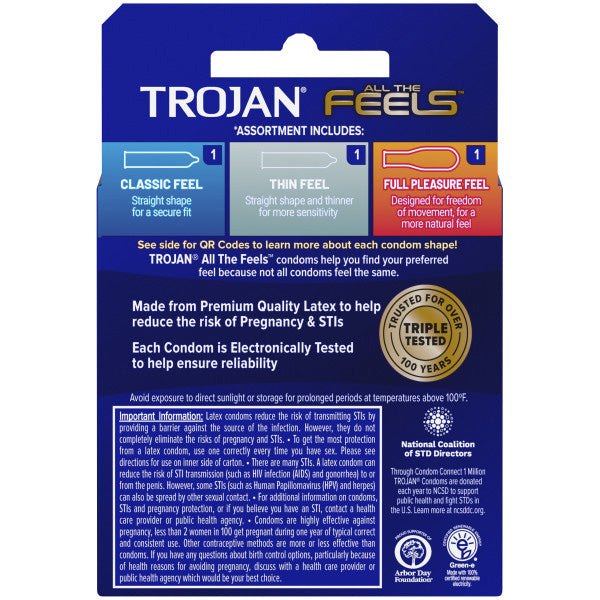 Trojan All The Feels Condoms