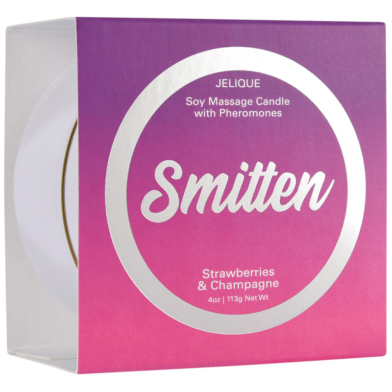 Massage Candle With Pheromones Smitten Strawberry & Champagne