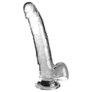 King Cock Clear With Balls