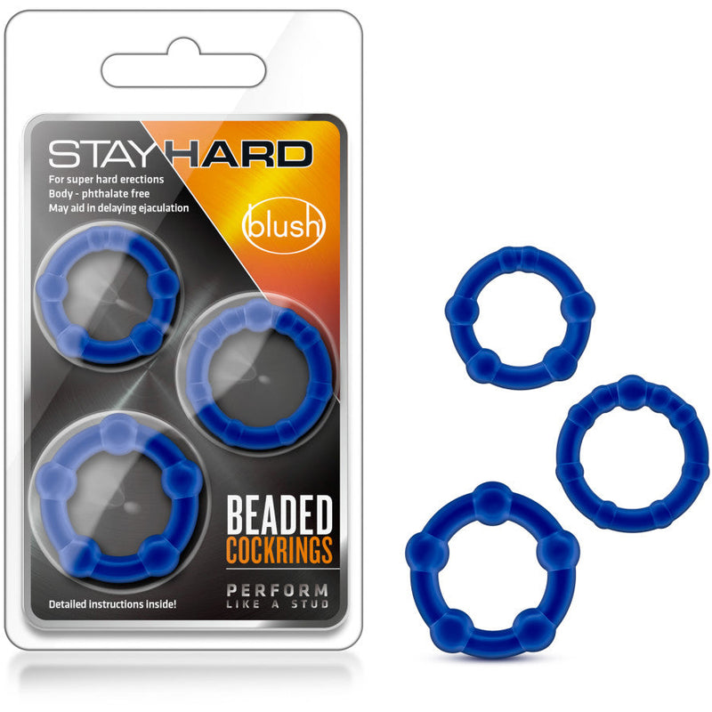 Stay Hard Beaded Cockrings