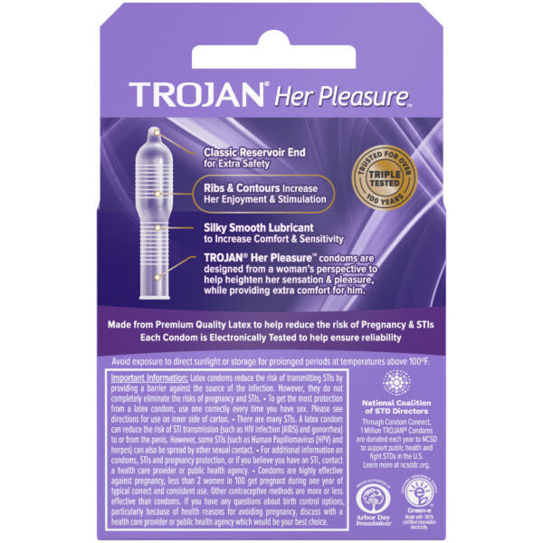 Trojan Her Pleasure Condoms