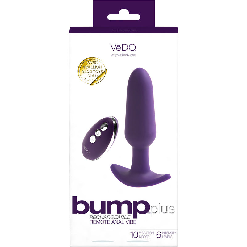 Bump Plus Rechargeable Remote Control Anal Vibe