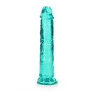 Realrock Crystal Clear Straight Realistic Dildo With Suction Cup