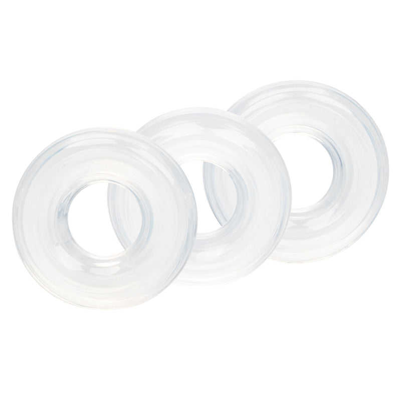 Set Of 3 Silicone Stacker Rings