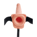 Fetish Fantasy Hollow Squirting Strap-On With Balls
