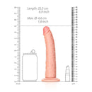 Slim Realistic Dildo Without Balls With Suction Cup