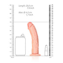 Curved Realistic Dildo Without Balls With Suction Cup