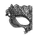 Ouch! Black & White Lace Eye Mask Princess