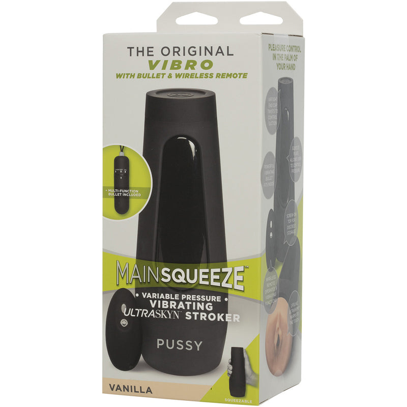 Main Squeeze The Original Vibro ULTRASKYN Stroker Pussy Vanilla