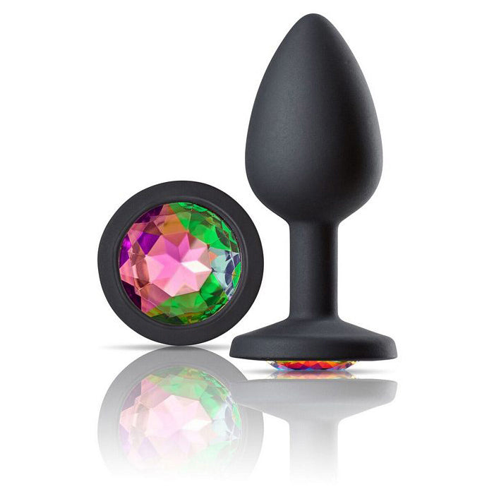 Cloud 9 Gems Black Silicone Anal Plug Small