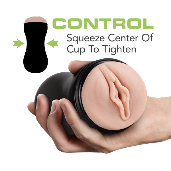 M For Men Soft And Wet Pussy With Pleasure Ridges Self Lubricating Stroker Cup