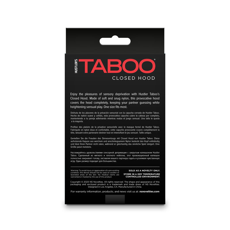Hustler's Taboo Closed Hood