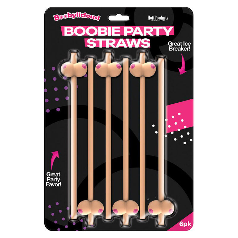 Boobie Party Straws