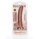 Curved Realistic Dildo With Balls And Suction Cup