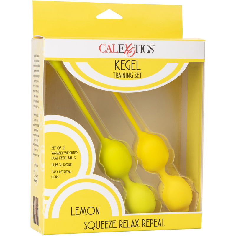 Kegel Training Set Lemon 2 Pack